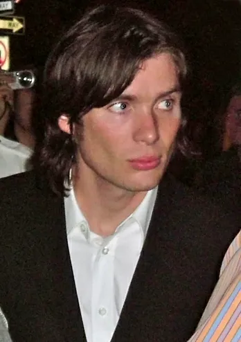Cillian Murphy at the 2005 New York Film Festival premiere of Breakfast on Pluto, wearing neck-length layered dark hair with a side part.
